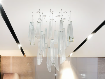 CRYPTO 291 - Murano glass pendant lamp by Patrizia Volpato - view 2